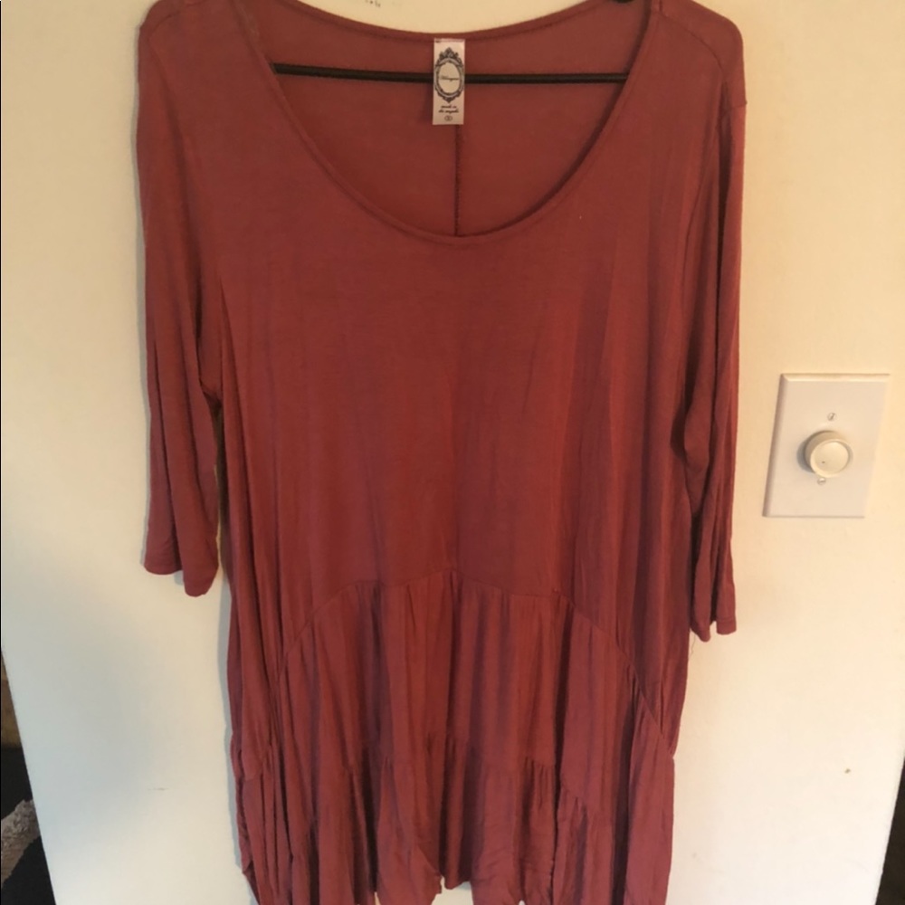 Rust Colored Tunic/Dress